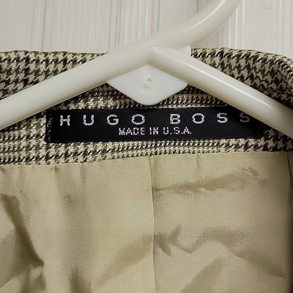 Hugo Boss men's blazer 40R 80% virgin wool, 20% silk office business eclectic